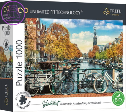 TREFL Puzzle UFT Wanderlust: Podzim v Amsterdamu 1000 dílků