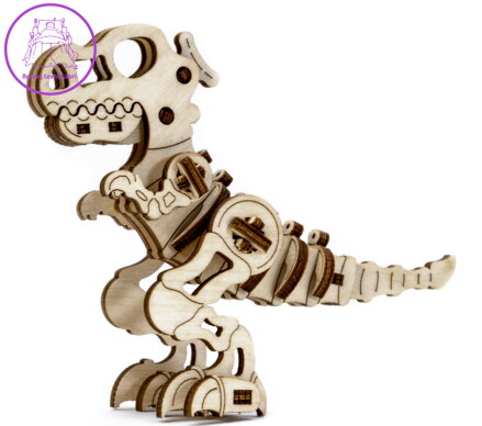 WOODEN CITY 3D puzzle T-Rex 42 dílů