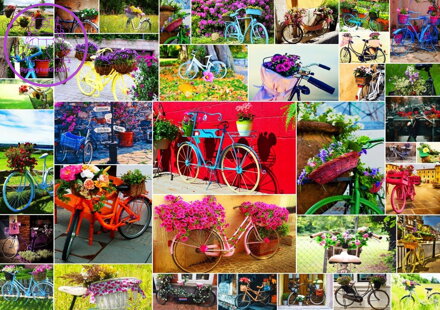 GRAFIKA Puzzle Koláž: Kola 1500 dílků