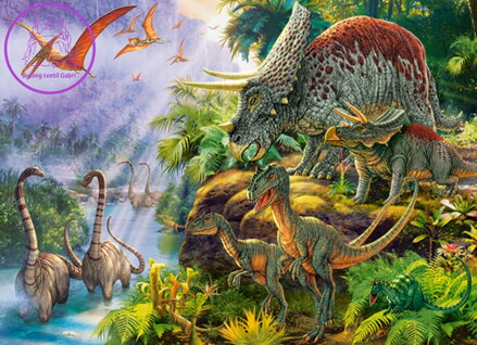 CASTORLAND Puzzle Údolí dinosaurů 200 dílků
