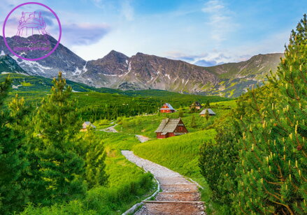 CASTORLAND Puzzle Stezka v Tatrách, Polsko 500 dílků