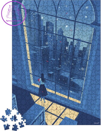 JANOD Puzzle Noční obloha 500 dílků