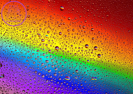 ENJOY Puzzle Duhové kapky 1000 dílků