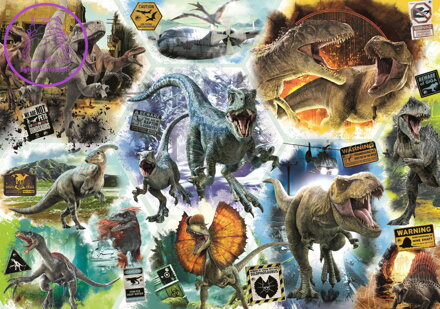 TREFL Puzzle Jurský svět: Nadvláda 1000 dílků