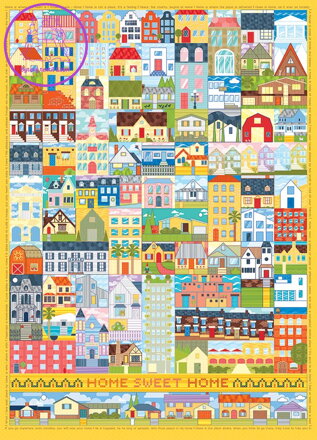COBBLE HILL Puzzle Domov, sladký domov 500 dílků
