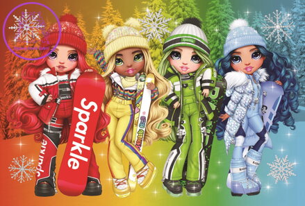 TREFL Puzzle Rainbow High: Veselé panenky 60 dílků
