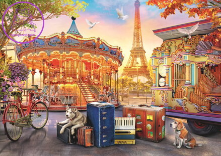 TREFL Puzzle Prázdiny v Paříži 500 dílků