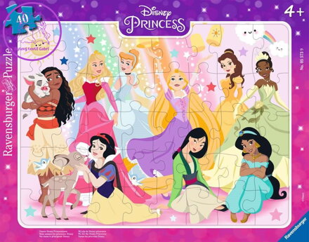 RAVENSBURGER Puzzle Disney: Princezny 40 dílků