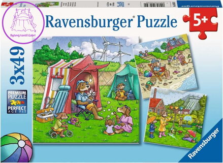 RAVENSBURGER Puzzle Obnovitelná energie 3x49 dílků