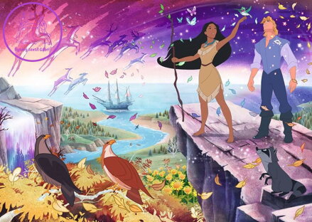 RAVENSBURGER Puzzle Disney: Pocahontas 1000 dílků