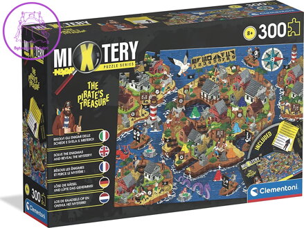 CLEMENTONI Puzzle MIXTERY Pirátský poklad 300 dílků