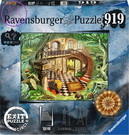 RAVENSBURGER Únikové EXIT puzzle Kruh: V Římě 919 dílků