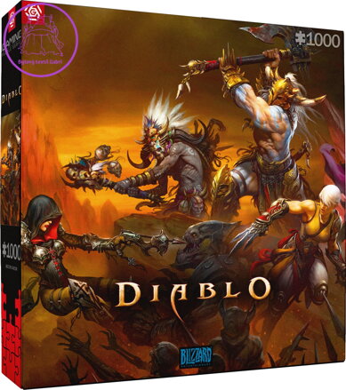GOOD LOOT Puzzle Diablo Heroes Battle 1000 dílků