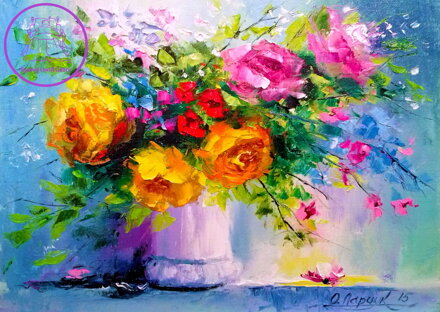 ENJOY Puzzle Růže 1000 dílků