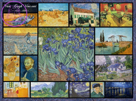 GRAFIKA Puzzle Koláž - Vincent Van Gogh 2000 dílků