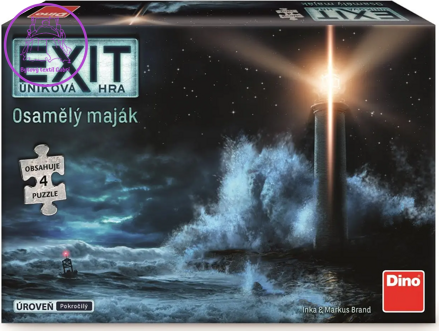 DINO Exit úniková hra s puzzle: Osamělý maják