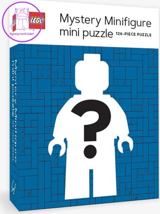 CHRONICLE BOOKS Mini Puzzle LEGO® Mystery Minifigurka (Blue Edition) 126 dílků