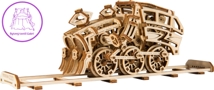 WOODEN CITY 3D puzzle Dream Express s kolejemi 220 dílů