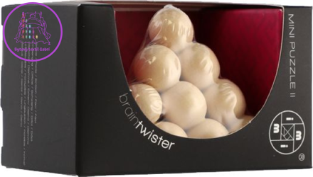 MI-TOYS Dřevěný hlavolam Kuličková pyramida