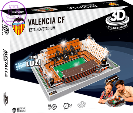 3D PUZZLE STADIUM Svítící 3D puzzle Stadion Mestalla - FC Valencia