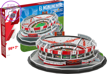 NANOSTAD 3D puzzle Stadion El Monumental - CA River Plate 99 dílků