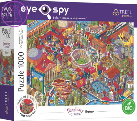 TREFL Puzzle UFT Eye-Spy Imaginary Cities: Řím, Itálie 1000 dílků