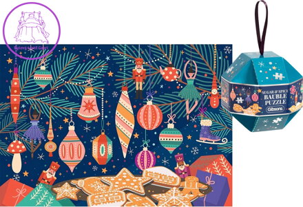 GIBSONS Puzzle v baňce Cukroví a ozdoby 200 dílků