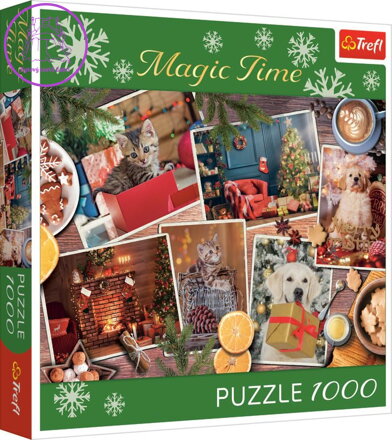 TREFL Puzzle Kouzelný vánoční čas 1000 dílků