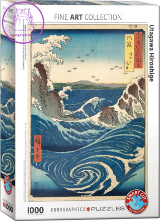 EUROGRAPHICS Puzzle Utagawa Hiroshige: Naruto whirlpool 1000 dílků