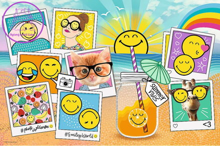 TREFL Puzzle Smiley na dovolené 300 dílků