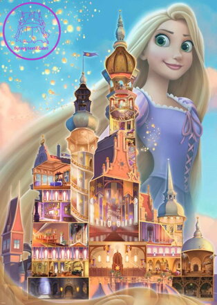 RAVENSBURGER Puzzle Disney Castle Collection: Locika 1000 dílků