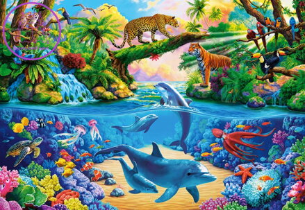 CASTORLAND Puzzle Divoká příroda 1000 dílků