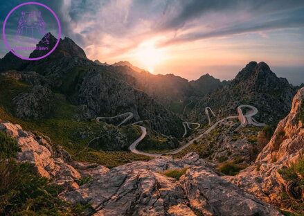 RAVENSBURGER Puzzle Dechberoucí hory: Pohoří Serra de Tramuntana, Malorka 1000 dílků