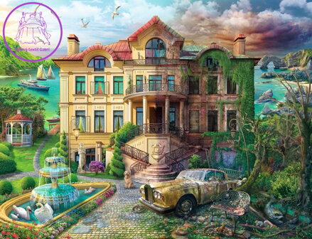 RAVENSBURGER Puzzle Sídlo v zátoce 2000 dílků