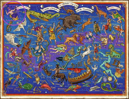RAVENSBURGER Puzzle Souhvězdí 2000 dílků