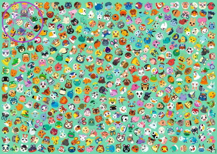 RAVENSBURGER Puzzle Challenge: Animal Crossing 1000 dílků