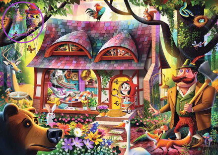 RAVENSBURGER Puzzle Červená Karkulka 1000 dílků