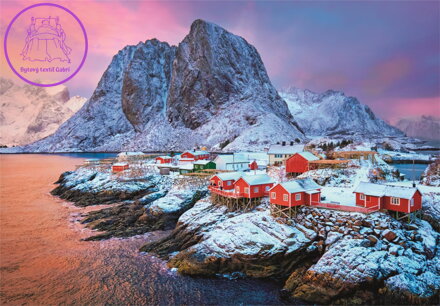 CLEMENTONI Puzzle Vesnice Hamnøy 500 dílků