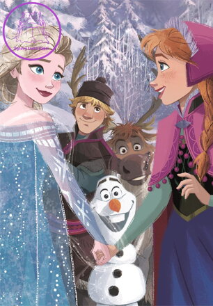 CLEMENTONI Puzzle Ledové království 104 dílků