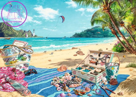RAVENSBURGER Puzzle Sběratel mušlí 1000 dílků