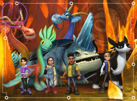 RAVENSBURGER Puzzle Jak vycvičit draka: The Nine Realms XXL 100 dílků