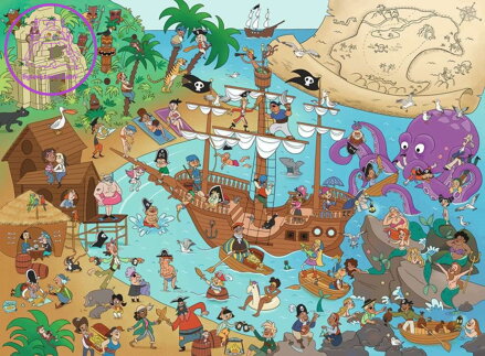 RAVENSBURGER Puzzle Piráti XXL 150 dílků