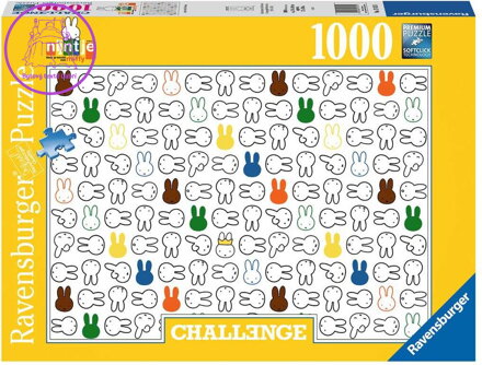 RAVENSBURGER Puzzle Challenge: Miffy 1000 dílků