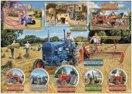 RAVENSBURGER Puzzle Práce na poli 1000 dílků
