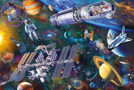 SCHMIDT Puzzle Vesmírná zábava 100 dílků