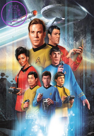 CLEMENTONI Puzzle Star Trek 500 dílků