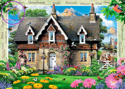 RAVENSBURGER Puzzle Chaloupka na kopci 1000 dílků