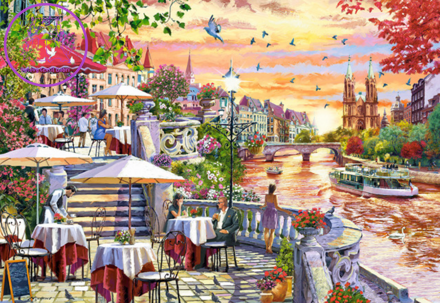CASTORLAND Puzzle Romantický západ slunce 1000 dílků