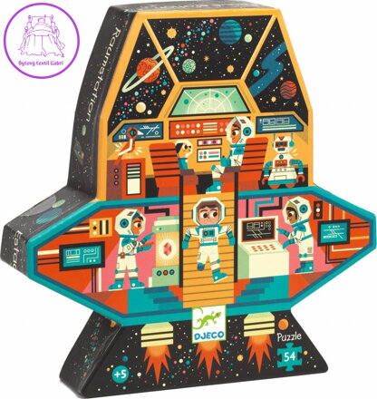 DJECO Puzzle Vesmírná stanice 54 dílků