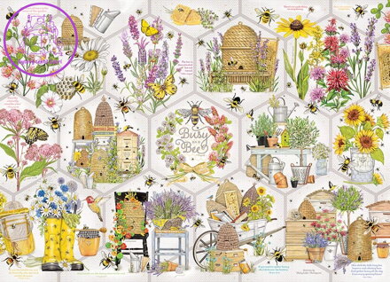 COBBLE HILL Puzzle Pilný jako včela 500 dílků